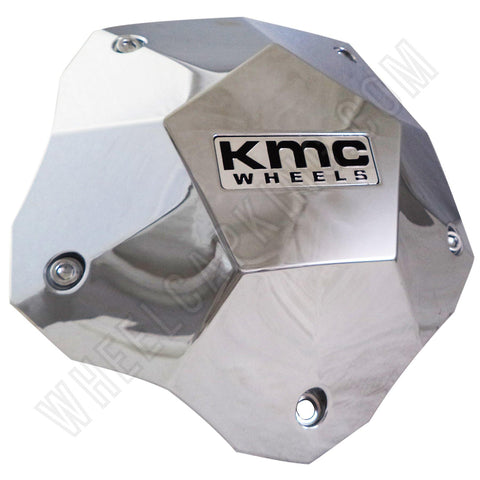 KMC Wheels CLONE Chrome Custom Wheel Center Caps # 398L212 / S1006-24 / KMC674 (4 CAPS) - Wheelcapking