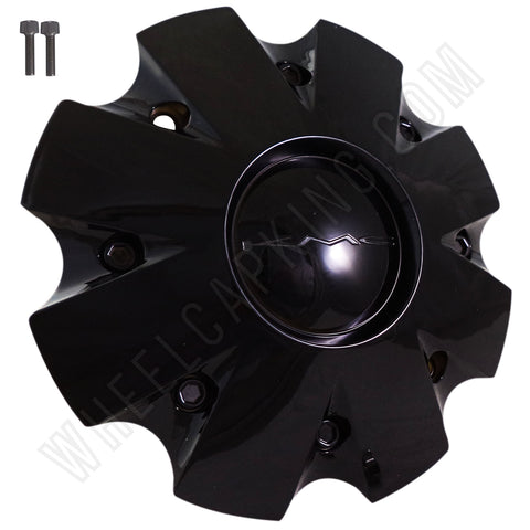 KMC Wheels # 1405L188 / HY0807-05 Gloss Black Custom Wheel Center Cap (4 CAPS)