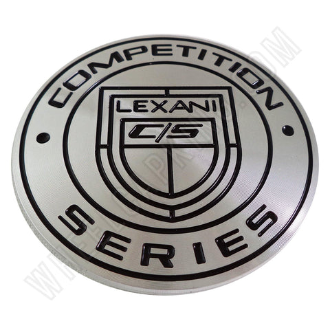 LEXANI Black Series Silver Wheel Center Cap # 022-AL-DOWN PEGASUS GRAVITY WRAITH 24-26" (4 CAPS) - Wheelcapking
