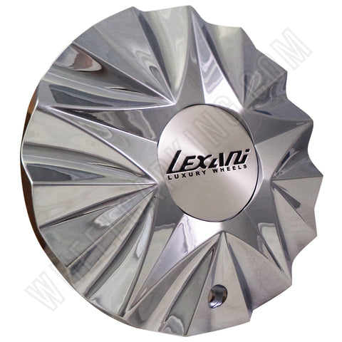 Lexani Wheels Chrome Custom Wheel Center Caps # C-516P / CAP-C-018-3 (1 CAP)