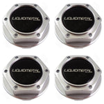 Liquidmetal Wheels Polished Custom Wheel Center Cap # BC-595B (4 CAPS)