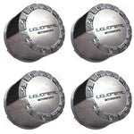 Liquid Metal Wheels Chrome Custom Wheel Center Caps # BC-626 (4 CAPS)