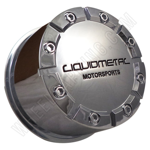 Liquid Metal Motorsports Wheels Chrome Custom Wheel Center Cap # BC-625 (SET OF 4)