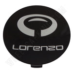 Lorenzo Wheels Gloss Black Custom Wheel Center Caps # 396K67 (1 CAP)