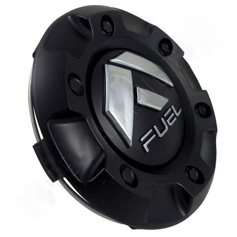 Fuel Offroad Wheels Flat Black Custom Wheel Center Cap Caps # M-447 (4 CAPS) - Wheelcapking
