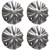 Mazzi Wheels Chrome Custom Wheel Center Caps # C10340 (4 CAPS)