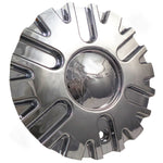 Mazzi Wheels Chrome Custom Wheel Center Caps # C124801CAP / C10715C01 (1 CAP)