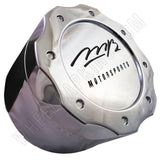 MB Motorsports Wheels Chrome Custom Wheel Center Cap BC-671B / BC-671 (1 CAP) MED 3"3/4 8-LUG CAP - Wheelcapking