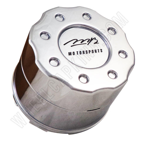 MB Motorsports Wheels Chrome Custom Wheel Center Cap # BC-668 / BC-668B (4 CAPS) - Wheelcapking