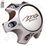 MB Motorsports Wheels Chrome Custom Wheel Center Cap # BC-788S (4 CAPS) - Wheelcapking