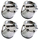 Method Chrome Wheel Center Caps Fits 8 LUG Wheel # 1524B140-ZL (4 CAPS)