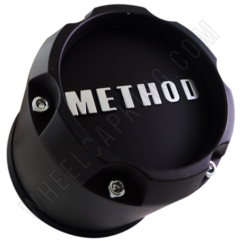 METHOD Matte Black Custom Wheel Center Cap # 1717B149-2-S1 (4 CAPS) 8 LUG