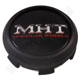 MHT Wheels Flat Black Custom Wheel Center Cap # 1001-03 (1 CAP)