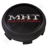 MHT Wheels Flat Black Custom Wheel Center Cap # 1001-03 (4 CAPS) - Wheelcapking