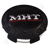 MHT Wheels Flat Black Custom Wheel Center Cap # 1001-04 (1 CAP)