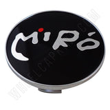 Miro Wheels Chrome / Black Custom Wheel Center Cap # C-098 (4 CAPS) - Wheelcapking