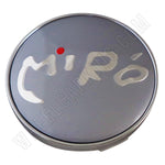 Miro Wheels Chrome / Grey Custom Wheel Center Cap # C-098 (1 CAP) - Wheelcapking