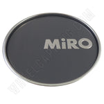 Miro Wheels Chrome / Grey Custom Wheel Center Caps # MG-P1006H / SJ811-10 (1 CAP) - Wheelcapking