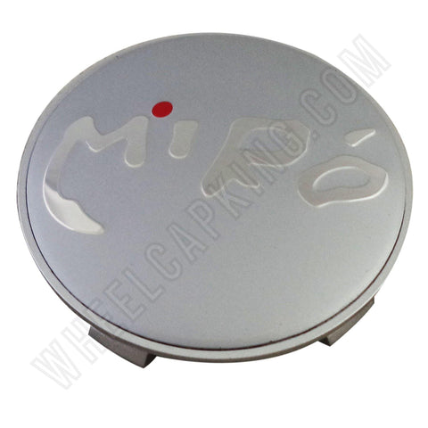 Miro Wheels Grey / Silver Custom Wheel Center Cap # C013 (1 CAP) - Wheelcapking