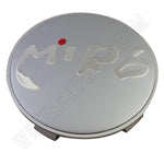 Miro Wheels Grey / Silver Custom Wheel Center Cap # C013 (4 CAPS) - Wheelcapking
