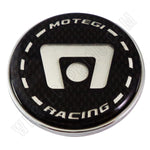 Motegi Wheels Chrome / Black Custom Wheel Center Caps # 2201010103 / SC-10 (4 CAPS)