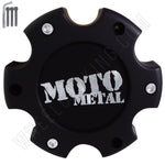Moto Metal Wheels Flat Black Custom Wheel Center Cap Caps Set of 4 # 845L145 NEW! - Wheelcapking