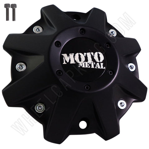 Moto Metal Flat Black Custom Wheel Center Cap Caps (1 CAP) # MO479L214 / 479L214 - Wheelcapking