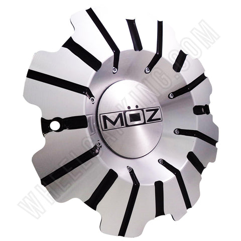 Moz Wheels Chrome Metal Custom Wheel Center Cap # J933-2410 (4 CAPS) - Wheelcapking