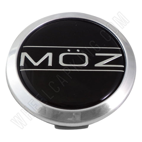 Moz Wheels Chrome Custom Wheel Center Caps # 7530-15 (4 CAPS) - Wheelcapking