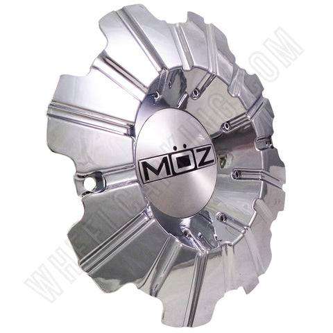 Moz Wheels Chrome Custom Wheel Center Cap # 2001-22 (1 CAP) - Wheelcapking