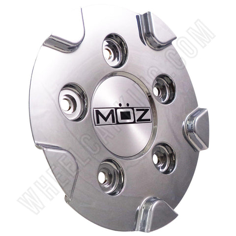 Moz Wheels Chrome Custom Wheel Center Cap # 2001-25 (4 CAPS) - Wheelcapking