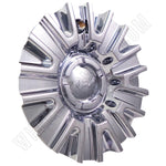 MPW Wheels Chrome Custom Wheel Center Caps Set of 4 # C10108C / MC1160N101 - Wheelcapking