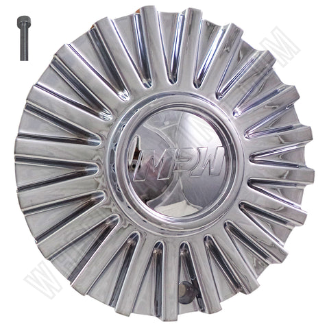 MPW Wheels Chrome Custom Wheel Center Cap # C10MP501C / MC5011N101