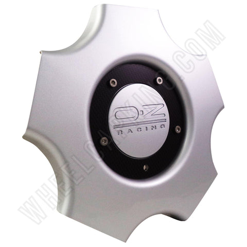 OZ Racing Wheels Silver Custom Wheel Center Cap # 81210126 / M532C (1 CAP) - Wheelcapking