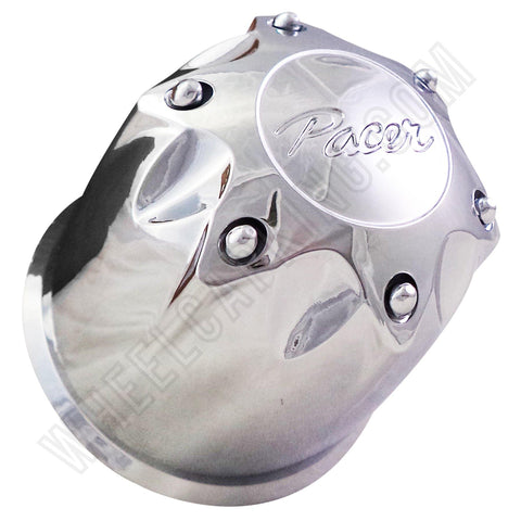 Pacer Wheels Chrome Custom Wheel Center Cap Caps # 89-8121 (SET OF 1) - Wheelcapking