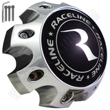 Raceline Wheels Chrome Custom Wheel Center Caps # 1079L170 / 311164 (4 CAPS) 8 LUG - Wheelcapking