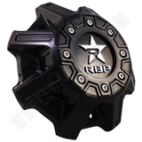 RBP Wheels Gloss Black Custom Wheel Center Caps # 31P406B / C1010B (1 CAP) - Wheelcapking