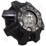 RBP Wheels Gloss Black Custom Wheel Center Caps # CAP8040A-6-4 / C1006B (3 CAPS) - Wheelcapking