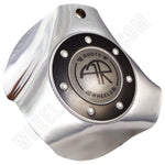 AR Ruote Wheels Chrome Custom Wheel Center Cap Caps Set 4 / New on Shelf - Wheelcapking