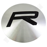 Rovos Wheels Chrome / Black Logo Custom Wheel Center Cap # 188 (4 CAPS) - Wheelcapking