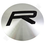 Rovos Wheels Silver Custom Wheel Center Cap # GB-R (4 CAPS) - Wheelcapking