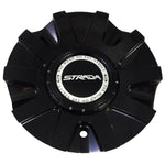 Strada Wheels Gloss Black Custom Wheel Center Cap # S20 / 11512285F-1 (1 CAP) - Wheelcapking
