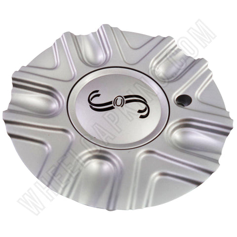 SSC / Sears Silver Custom Wheel Center Cap Caps # MCD1586YA01 / SJ106-18 (4 CAPS) - Wheelcapking