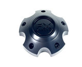 Ultra / FX Motorsports Wheels Flat Black Wheel Center Cap # 89-9755 (1 CAP)