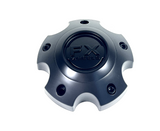 Ultra / FX Motorsports Wheels Flat Black Wheel Center Cap # 89-9755 (4 CAPS)
