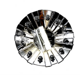 KMC XD Series Wheels Chrome Custom Wheel Center Caps # 846L215 (1 CAP)