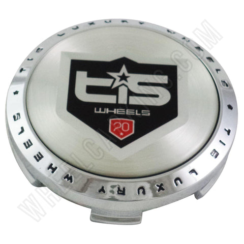 TIS Wheels Chrome Custom Wheel Center Caps # 56652085F-1 / TIS16 CAP (4 CAPS) - Wheelcapking