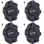 Touren 3260 TR60 wheel rim center cap Matte Black - 18" 20" - C1032602G (4 CAPS)