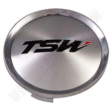 TSW Wheels Chrome Custom Wheel Center Cap # CAP-T085 (1 CAP) - Wheelcapking