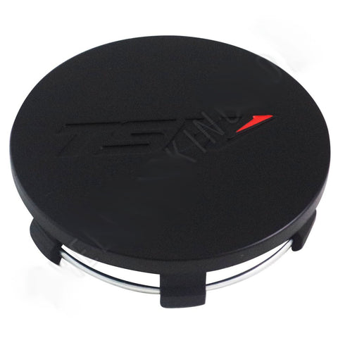 TSW Wheels Matte Black Wheel Center Cap # PCF82 (4 CAPS)